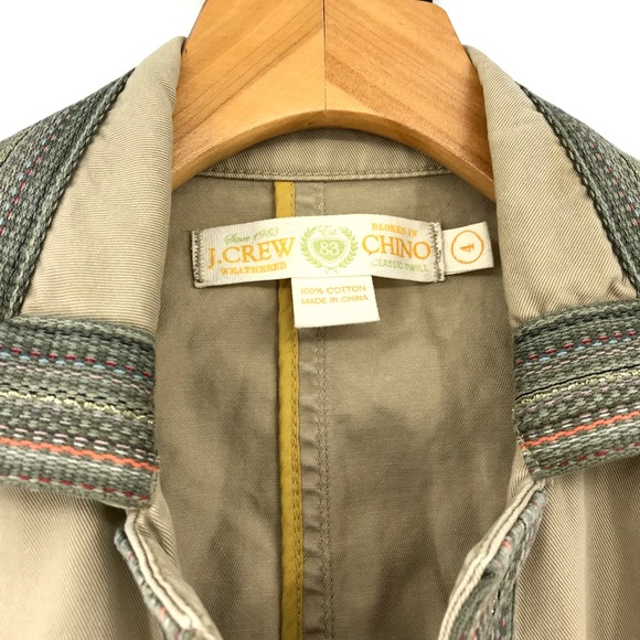 πSALEπ J.Crew Tan Weathered Twill Chino Jacket - Picture 4 of 8